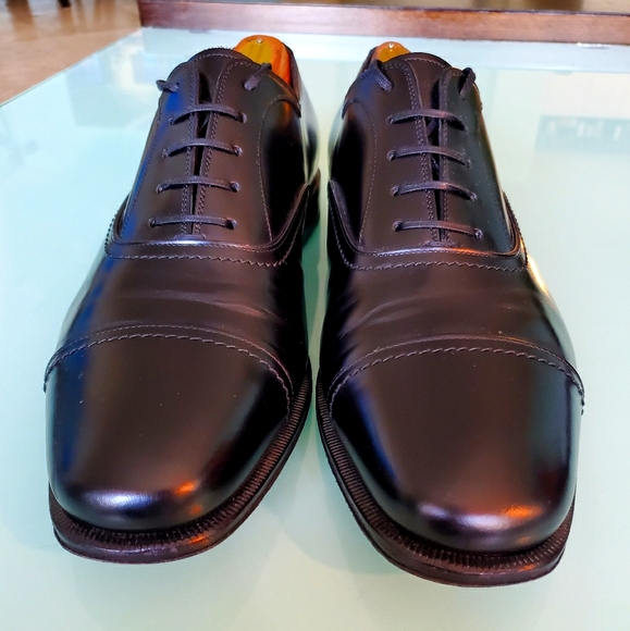 Ferragamo black 10.5 EE (Wide) main image 5